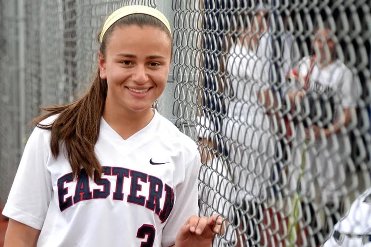 Eastern senior outfielder Emily Serata.