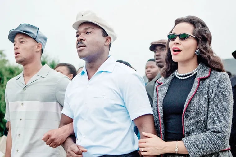 From left: David Oyelowo plays Dr. Martin Luther King, Jr. and Carmen Ejogo plays Coretta Scott King in "Selma."