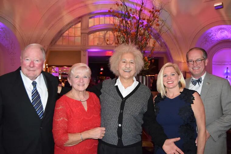 Mark and Barbara Weand, &quot;Albert Einstein,&quot; and Jennifer and David Matson at the Harvest Ball.