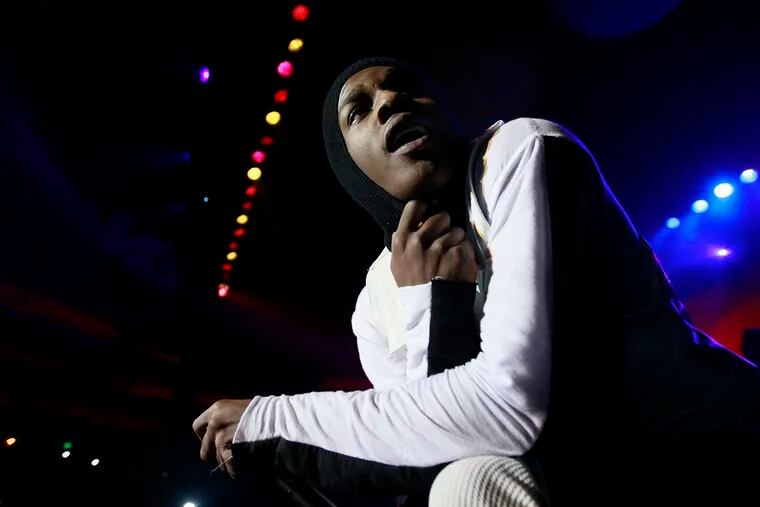 ASAP Rocky performs at the Hollywood Palladium, October 26, 2012.