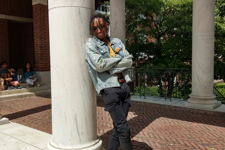 Dia Lee, on the campus of John Hopkins University in Baltimore in 2019 during move-in weekend. Lee was killed last summer during a hit-and-run accident after leaving work at Uncle Bobbie's.