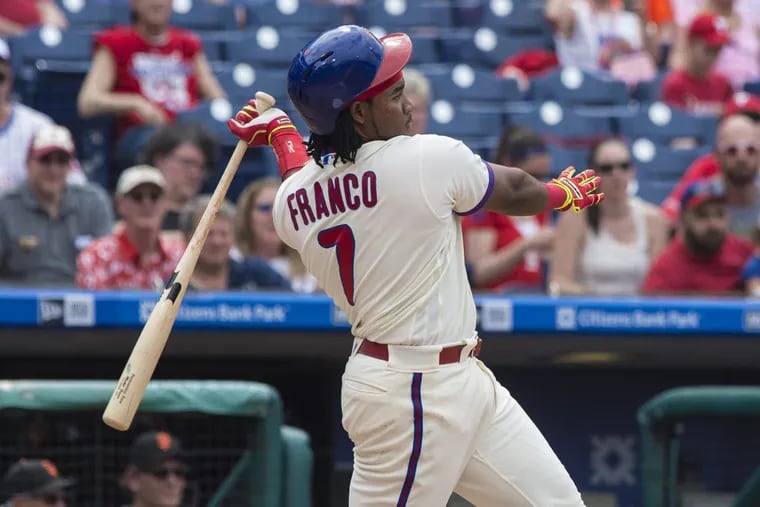 Philadelphia Phillies third baseman Maikel Franco will make $2.95 million in 2018, according to a source.