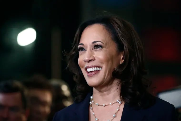 Senator Kamala Harris, D-Calif., is the first woman of color on a major party’s national ticket.