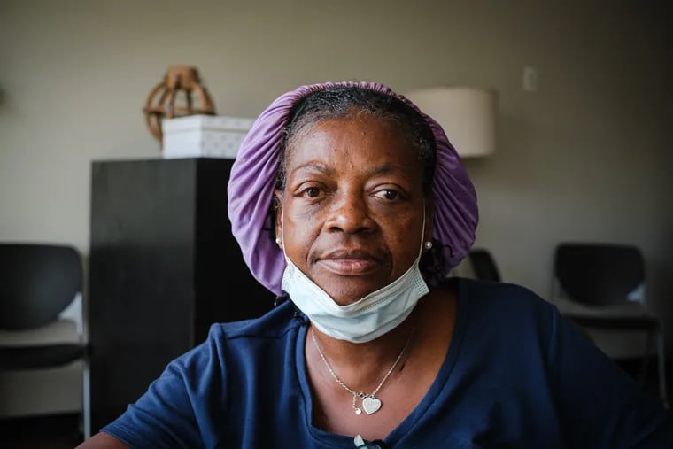 Margaret Davis has been a resident of the Salvation Army Center of Hope shelter just outside uptown Charlotte, N.C., since June 2022. Davis is homeless even though she receives funds from the Supplemental Security Income program, a federal benefit that was created nearly 50 years ago. (Logan Cyrus for KHN)