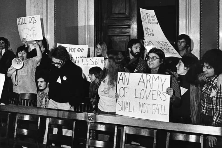 The City Council hearing for Bill 1275 in Philadelphia on Dec. 4, 1975.