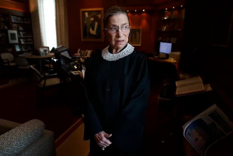 Associate Justice Ruth Bader Ginsburg developed a cult-like following over her more than 27 years on the bench, especially among young women who appreciated her lifelong, fierce defense of women's rights.