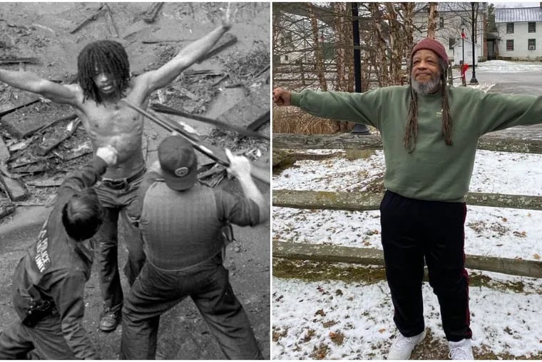 Delbert Orr Africa surrendered to police on August 8, 1978 after a shootout at MOVE headquarters in Philadelphia. Africa is pictured upon his release from prison in Dallas, Pa., January 18, 2020.