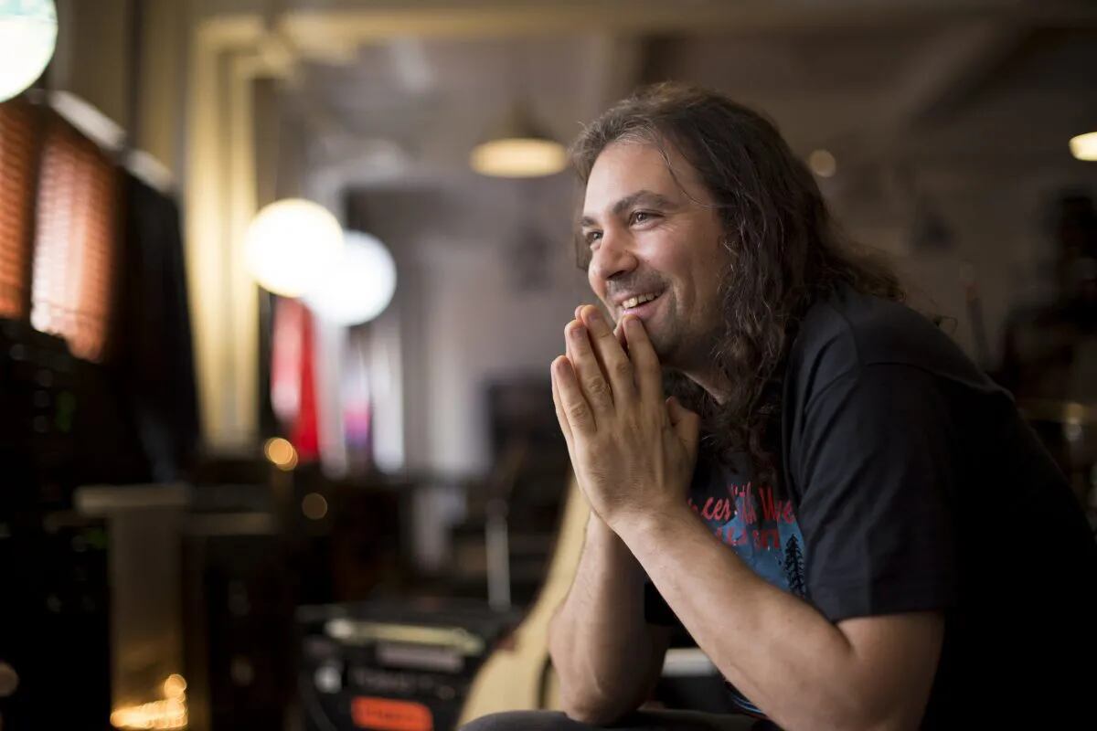 The War On Drugs’ Adam Granduciel in the band’s South Philadelphia rehearsal space. The band’s "A Deeper Understanding" won a Grammy for best rock album of 2018.