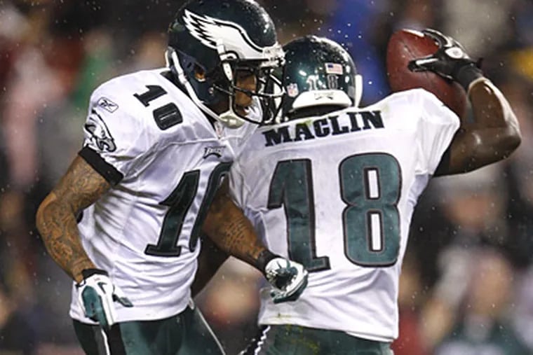 Sources say DeSean Jackson and Jeremy Maclin are likely to play Sunday. (Ron Cortes/Staff file photo)