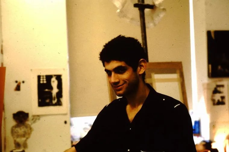 David Schuman as a UArts student in the late 1980s.