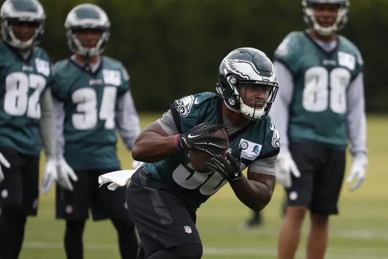 Corey Clement is looking to give the Eagles enough reasons to keep him.