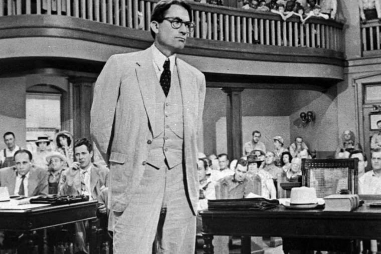 Gregory Peck memorably portrayed attorney Atticus Finch in the movie version of &quot;To Kill a Mockingbird.&quot;