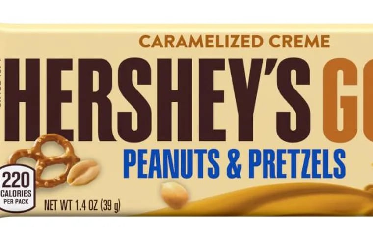 The new Hershey Gold bars, targeted at millenials, don't have chocolate. They will be shipped to stores next month.
