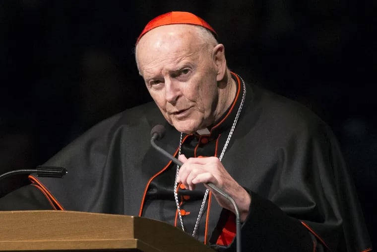 Cardinal Theodore McCarrick is now living at a friary in western Kansas.
