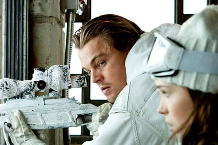 Leonardo DiCaprio is international dream thief Dom Cobb, and Ellen Page a young maze-building brainiac named Ariadne.
