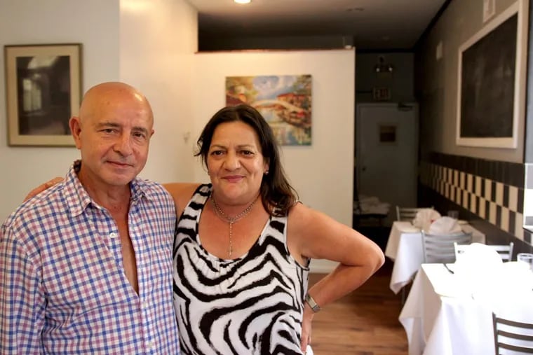 Franco Iovino and chef Angela Iovino at Angelina, 743 S. Eighth St.