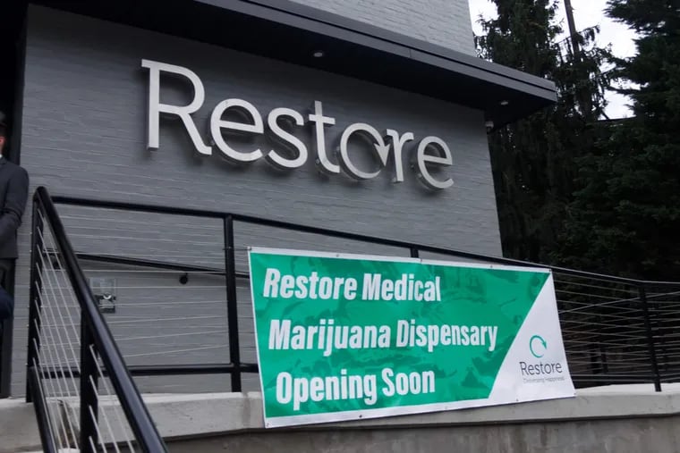 Restore Integrative Wellness Center, a medical marijuana dispensary in in Elkins Park, opens Oct. 2, 2018.