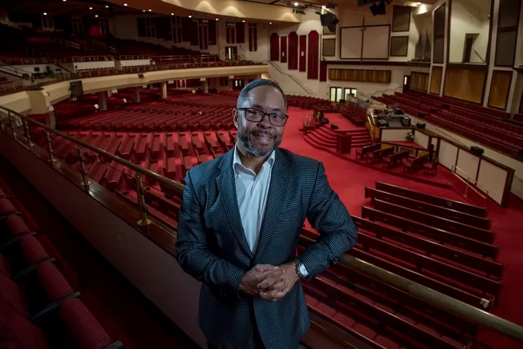 The Rev. Dr. Alyn E. Waller, senior pastor of Enon Tabernacle Baptist Church, in the sanctuary of the church, which holds 5,000 people, photographed on November 21, 2016.