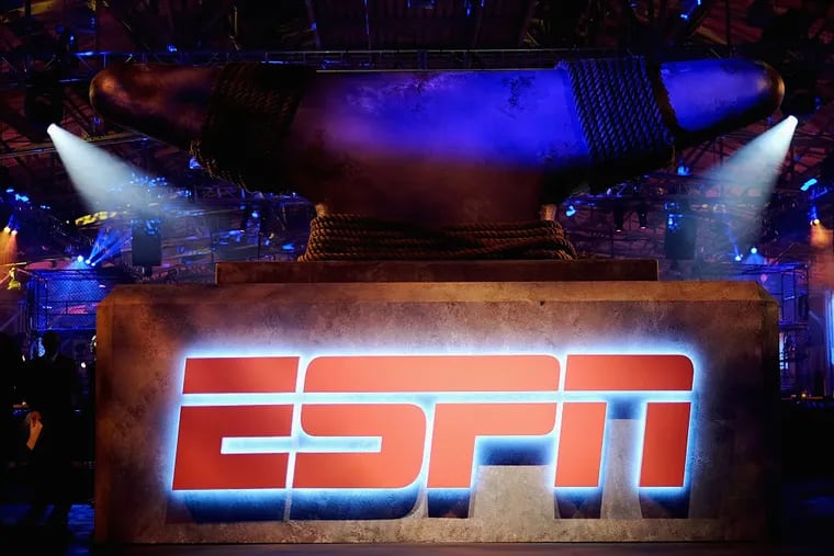 SAN FRANCISCO, CA - FEBRUARY 05:  A view of the logo during ESPN The Party on February 5, 2016 in San Francisco, California.  (Photo by Mike Windle/Getty Images for ESPN)