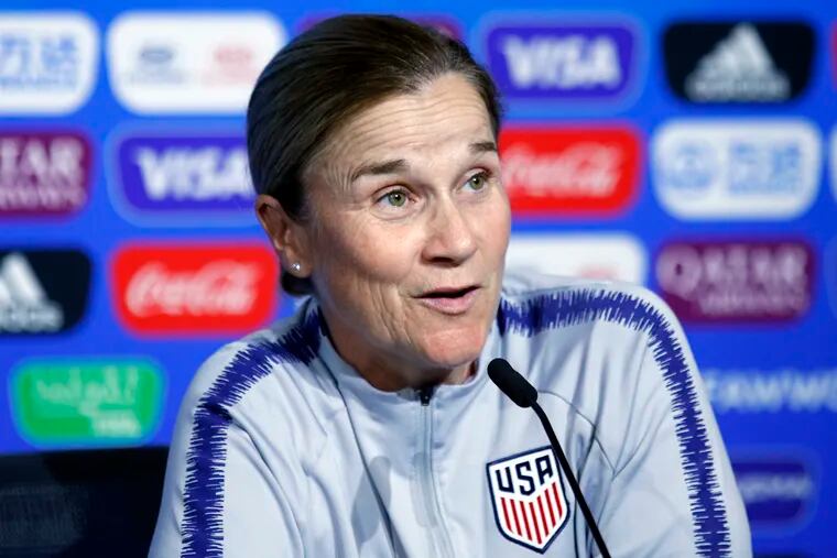 Jill Ellis coached the U.S. women's soccer team to World Cup titles in 2015 and 2019.