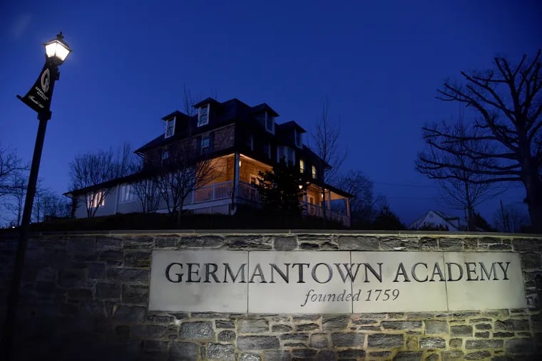 Germantown Academy campus in Fort Washington is closed through spring break, saying one of two individuals with the presumed coronavirus in Montgomery County “is a family member of a Germantown Academy student.”
