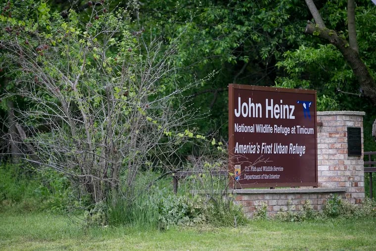 John Heinz National Wildlife Refuge at Tinicum at 8601 Lindbergh Blvd., Philadelphia. Town by Town in Tinicum Township.