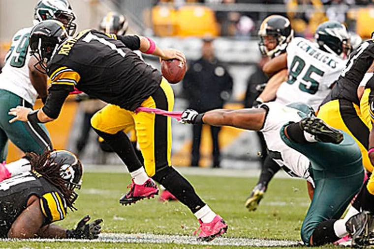 The Eagles did not record a sack against the Steelers Sunday. (Ron Cortes/Staff Photographer)