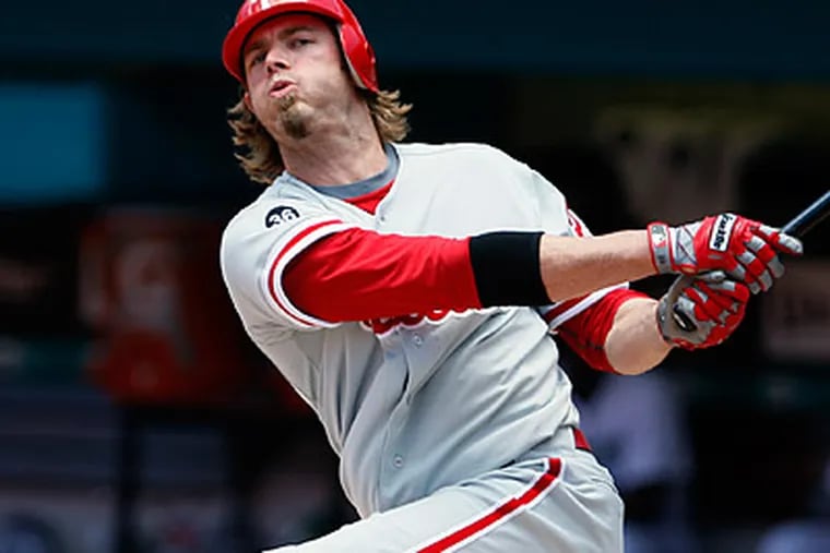 The Phillies have scored a grand total of 10 times in the last nine games. (Wilfredo Lee/AP file photo)