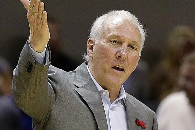 Gregg Popovich said Saturday night he doesn't know if the Spurs will appeal a $250,000 fine from the NBA. (Eric Gay/AP)