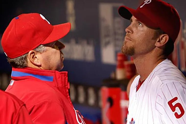 The Phillies continue to wait for Brad Lidge to return to form. (Ron Cortes / Staff Photographer)