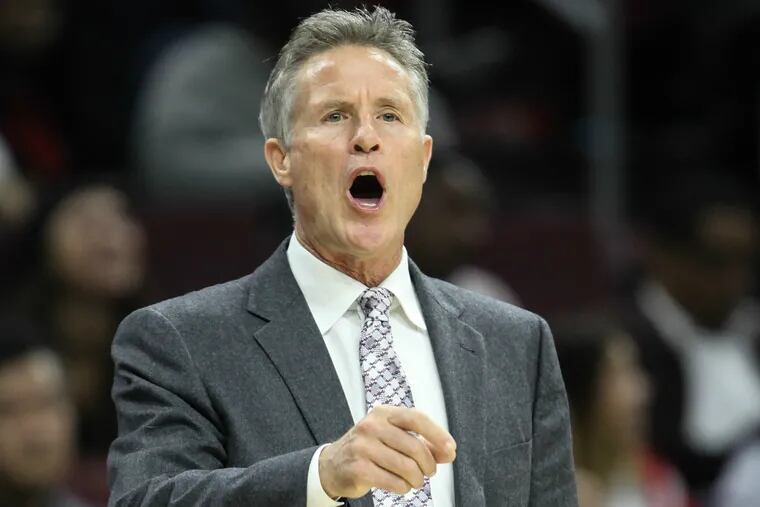Sixers coach Brett Brown says better days are ahead.