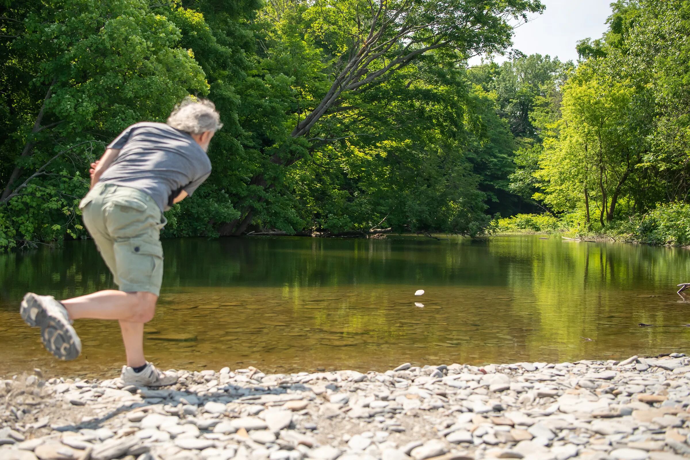 Pennsylvania 'mountain man' found peace, fame, and friendship through skipping  stones