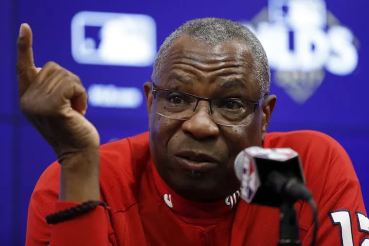 Dusty Baker will interview for the Phillies' managerial vacancy on Wednesday.