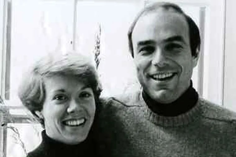Marjorie and Ed Rendell as a young married couple. The future judge and governor met at a party he threw as a Villanova law student in 1968. “She was so striking,” he says. They dated, broke up, reunited for good in 1970.