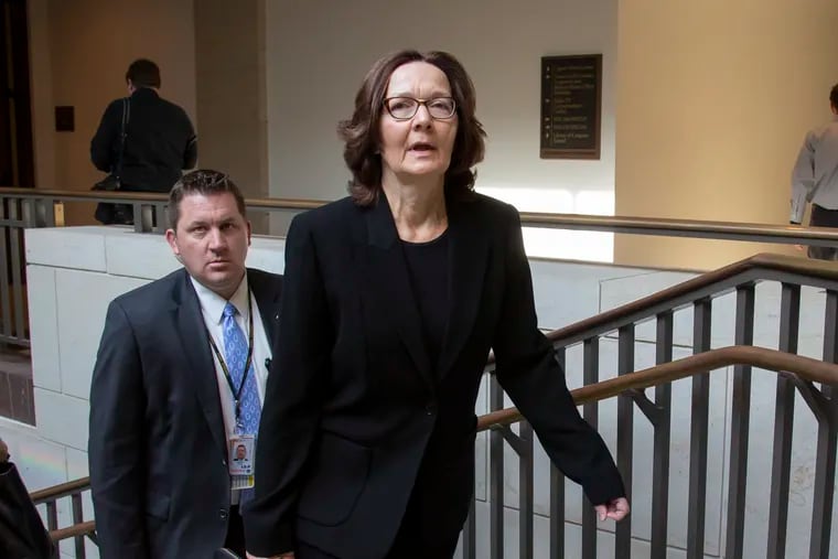 CIA Director Gina Haspel leaves the Capitol after giving a classified briefing to the House leadership about the murder of journalist Jamal Khashoggi and the involvement by the Saudi crown prince Mohammed bin Salman, on Capitol Hill in Washington, Wednesday, Dec. 12, 2018. T (AP Photo/J. Scott Applewhite)