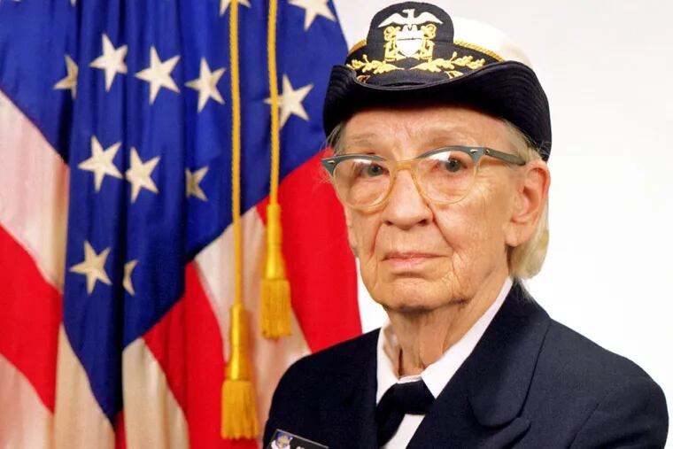 Adm. Grace Hopper was one of the first computer programmers in the country, coding Harvard’s Mark I computer during World War II.
