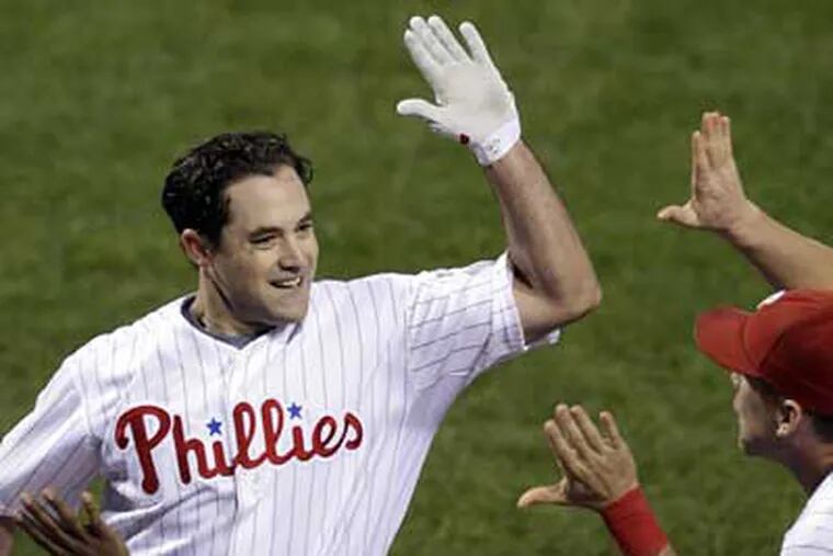 Pat Burrell's career with the Phillies came to an end with the team's signing of free agent Raul Ibanez. (David Maialetti / Staff Photographer)