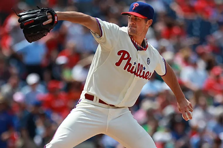 Cole Hamels pitched against the Giants at Citizens Bank Park on Thursday, July 24, 2014. (Michael Bryant/Staff Photographer)