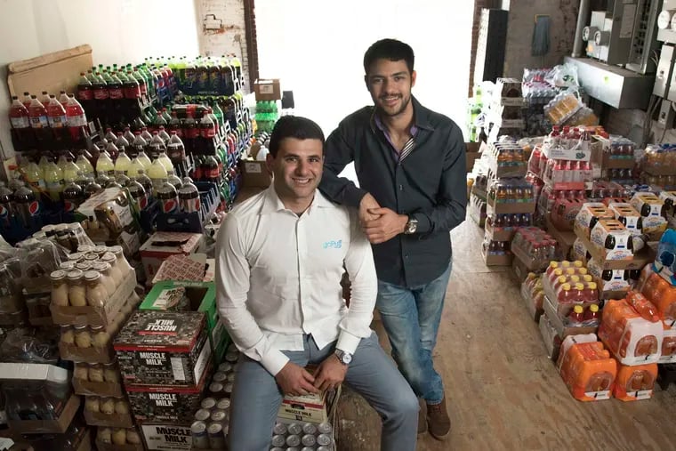 Rafael Ilishayev, left, and Yakir Gola met at Drexel and founded the goPuff online delivery service. Philadelphia start-up goPuff, founded by Gola and Ilishayev, has raised $1 billion in a new funding round.