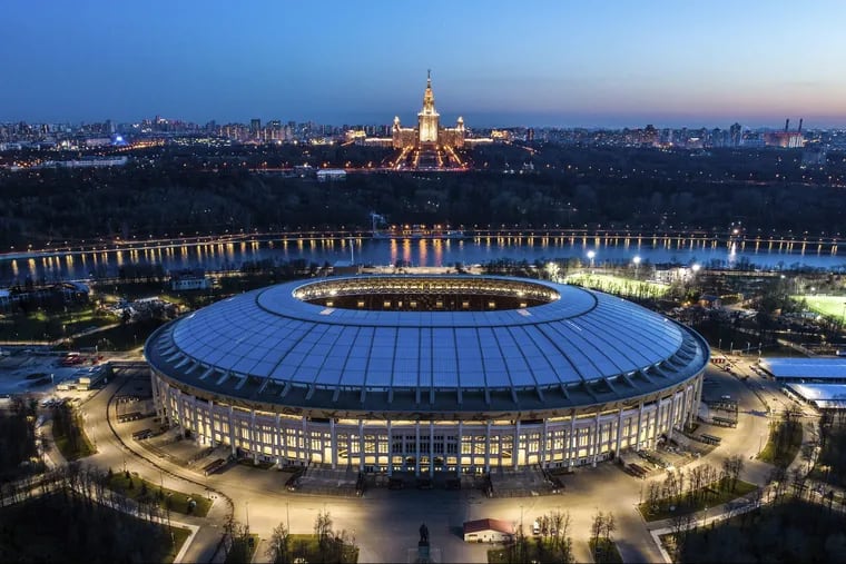 Moscow's Luzhniki Stadium will host the 2018 World Cup's opening game between Saudi Arabia and host Russia.