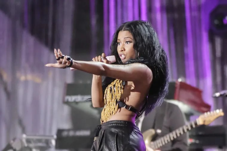 Nicki Minaj performing at the Wawa Welcome America Jam on the Parkway, Friday, July 4, 2014. 