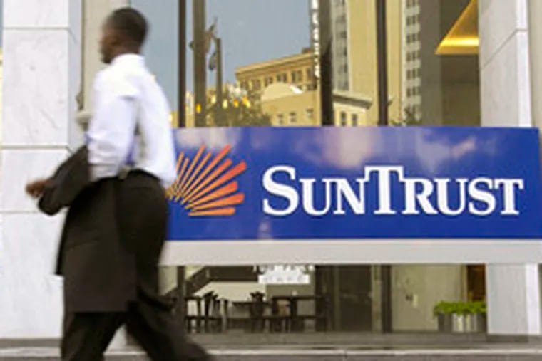 SunTrust Banks Inc. is selling its Fleet One unit and its holding company, TransPlatinum Service, which specializes in charge cards for truck fleets.