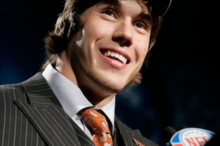 Brady Quinn was relieved when he was finally chosen. &quot;It felt like the weight of the world was lifted off my shoulders,&quot; he said.