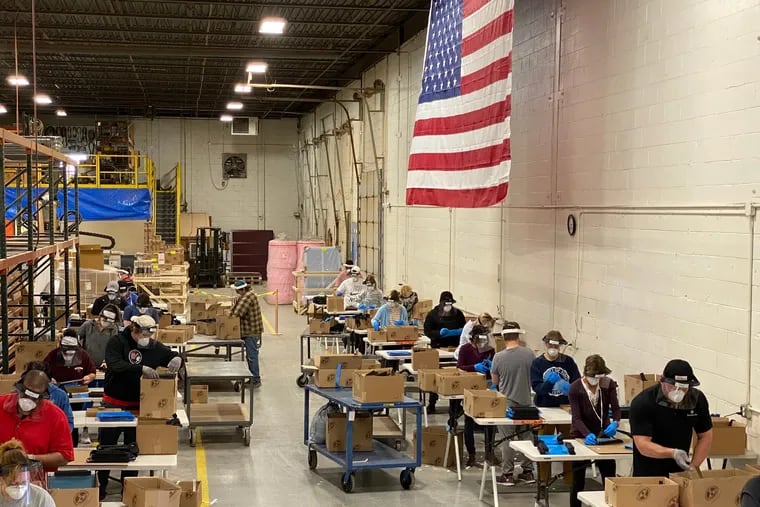 Timberlane factory in Montgomeryville normally makes shutters but has hired 250 mostly parttime workers to add a line of plastic shields to combat coronavirus.