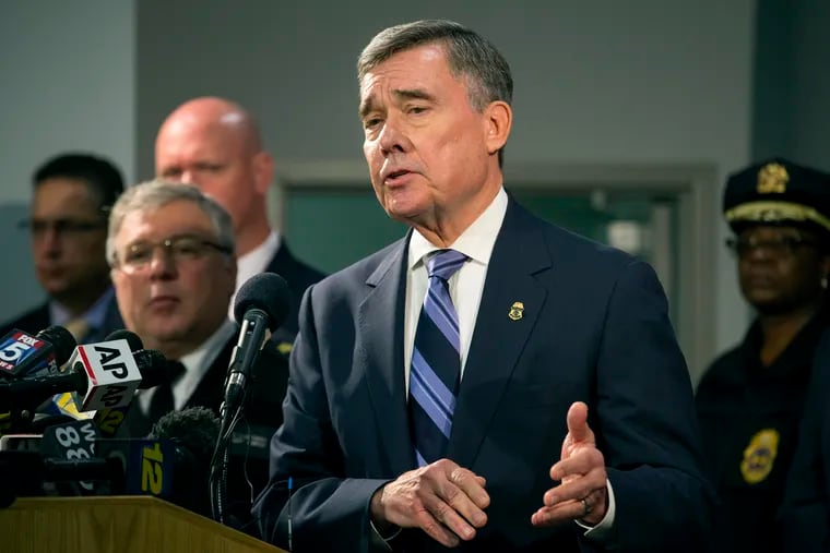 Gil Kerlikowske, former commissioner of the U. S. Customs and Border Protection, has been appointed to monitor Endo Pharmaceuticals opioid business as the Chester County drug firm reorganizes in bankruptcy court. He was pictured here in 2014.