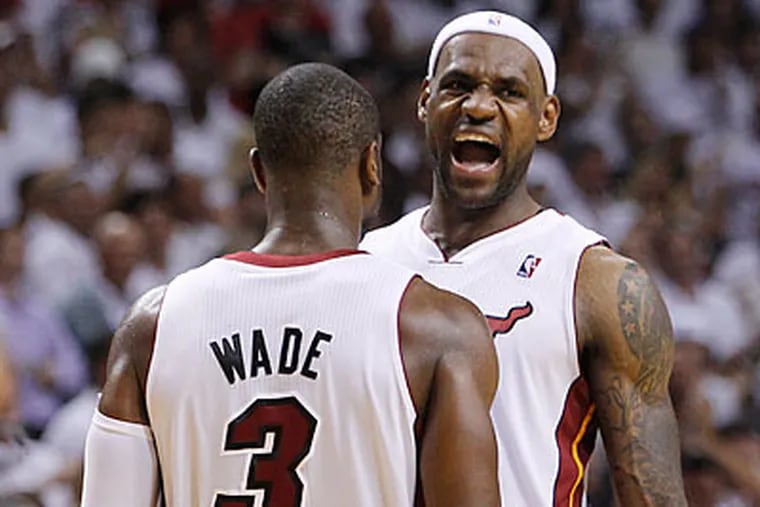 LeBron James scored 35 points for the Heat in Game 4. (Lynne Sladky/AP)
