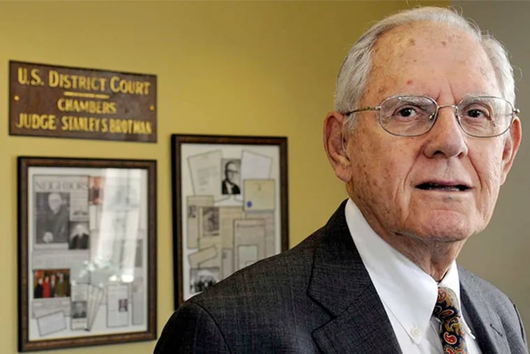 Stanley S. Brotman, the longest serving federal judge in New Jersey history, died Friday, Feb. 21, at Kennedy University Hospital, in Stratford. He was 89.