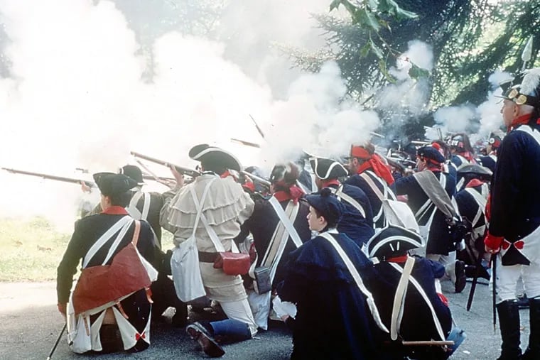 The reenactment of the Battle of Germantown is set for this weekend.