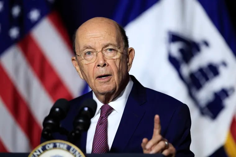 Department of Commerce Secretary Wilbur Ross in a July file photo. A judge rejected his defense of a 2020 Census question regarding citizenship.