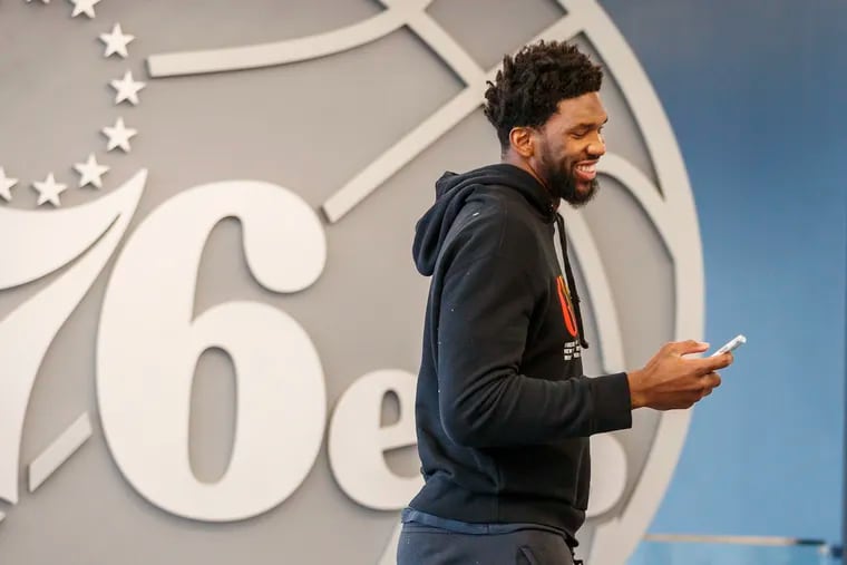 Joel Embiid can now create shirts, sweatshirts, hats and flip flops with “The Process” on them.